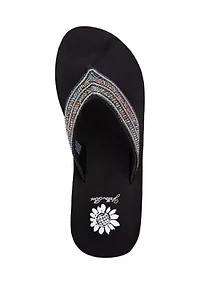 Redondo Flip Flop Wedge Thong Sandals