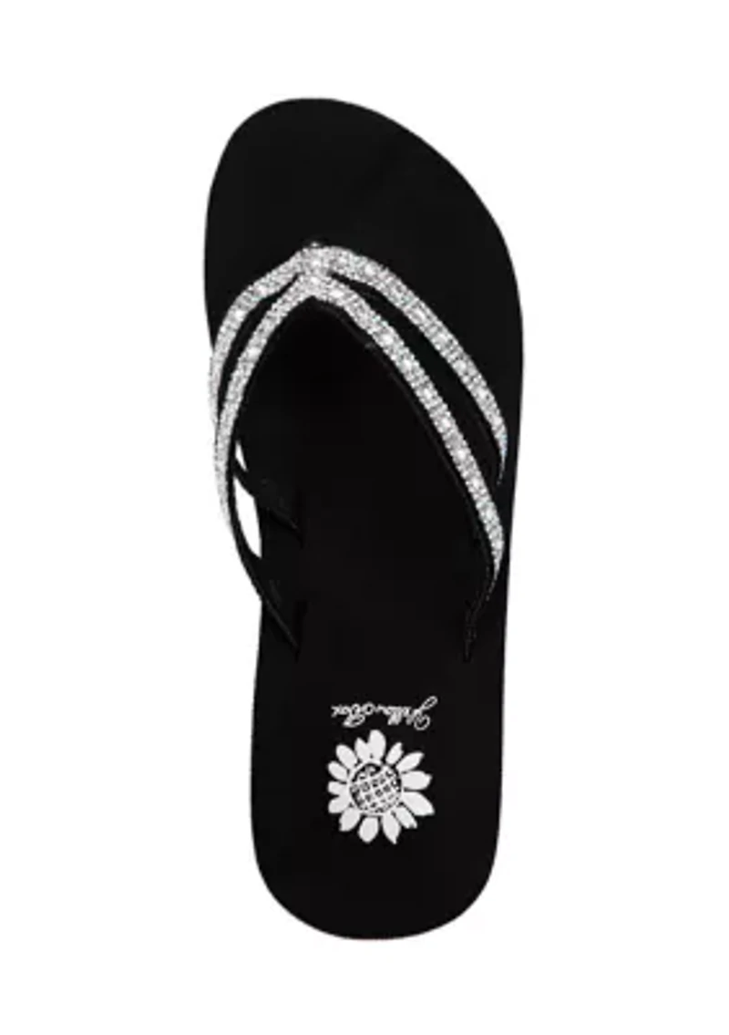 Ragle Wedge Flip Flop Thong Sandals