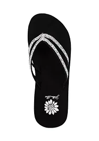 Ragle Wedge Flip Flop Thong Sandals