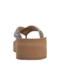 Ragle Wedge Flip Flop Thong Sandals