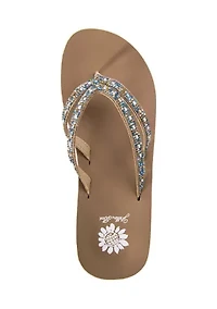 Ragle Wedge Flip Flop Thong Sandals