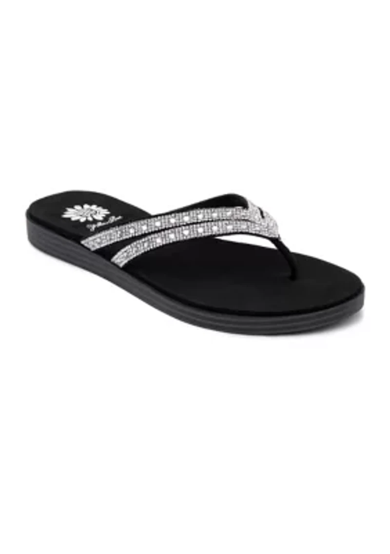 Dayton Thong Rhinestone Sandals
