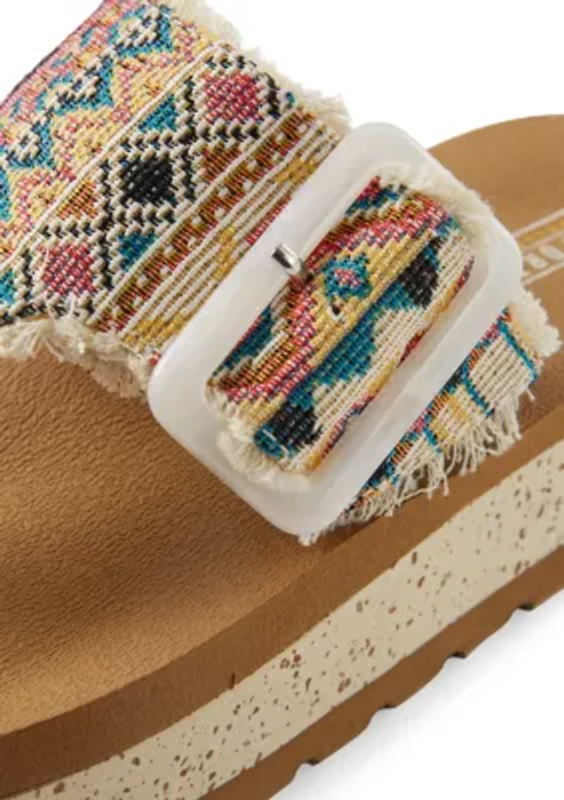 Carlow Wedge Thong Sandals