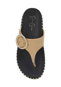 Cymmeri Thong Footbed Sandals