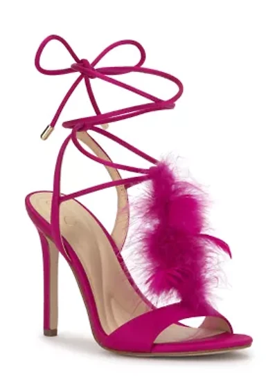 Jenzin Ankle Wrap Stiletto Sandals