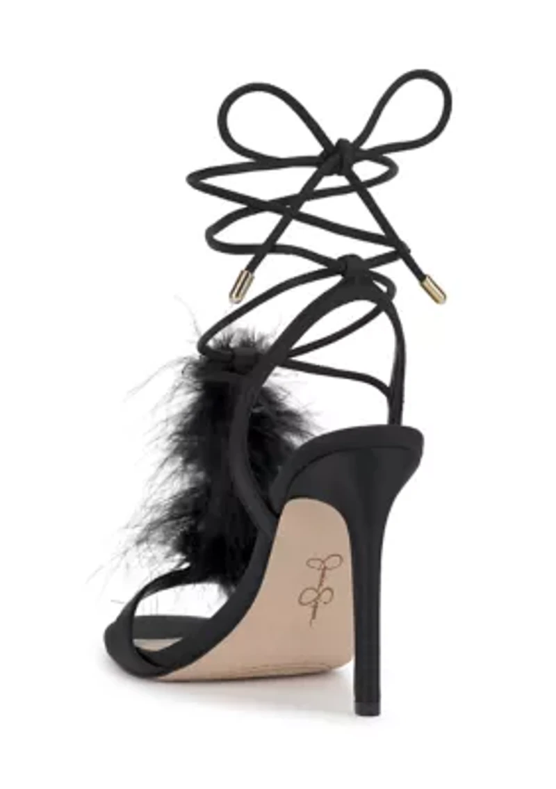 Jenzin Ankle Wrap Stiletto Sandals