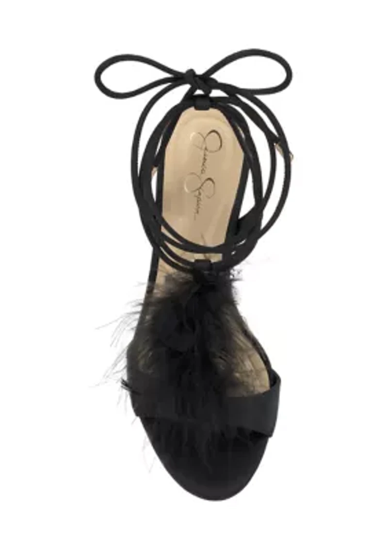 Jenzin Ankle Wrap Stiletto Sandals