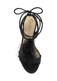 Jenzin Ankle Wrap Stiletto Sandals