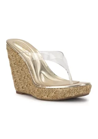Jyseta Wedge Thong Sandals