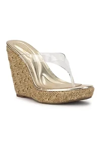 Jyseta Wedge Thong Sandals