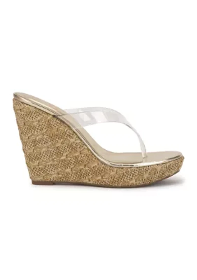 Jyseta Wedge Thong Sandals