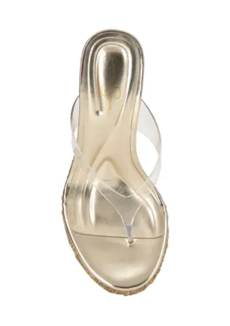 Jyseta Wedge Thong Sandals