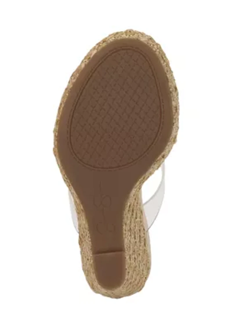 Jyseta Wedge Thong Sandals