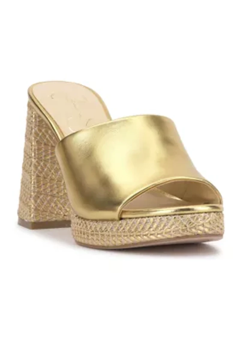 Kameena Slide Heeled Sandals