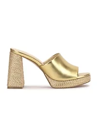 Kameena Slide Heeled Sandals