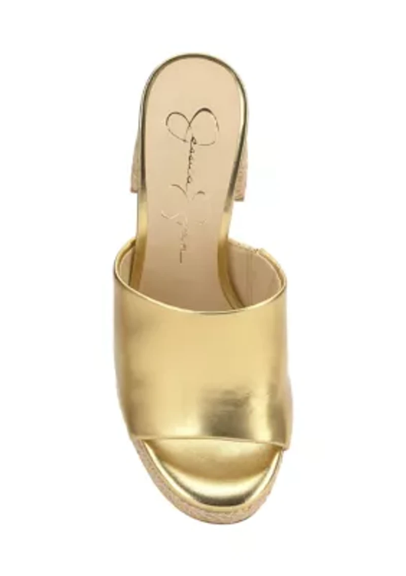 Kameena Slide Heeled Sandals