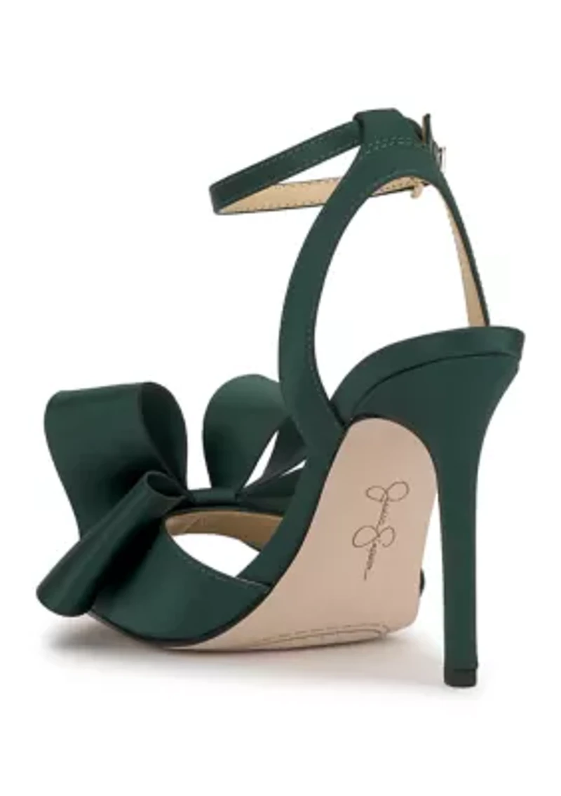 Olivine2 Bow Stiletto Heels
