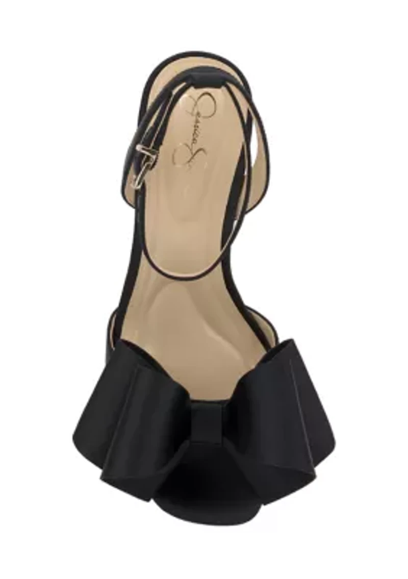 Olivine2 Bow Stiletto Heels