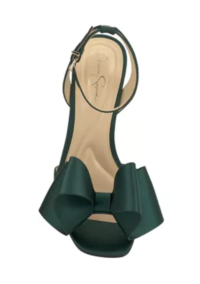 Olivine2 Bow Stiletto Heels