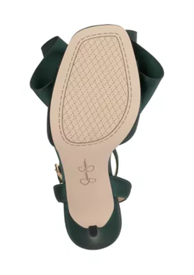 Olivine Bow Sandals