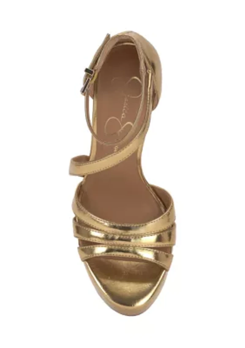 Shyremin Ankle Strap Sandals