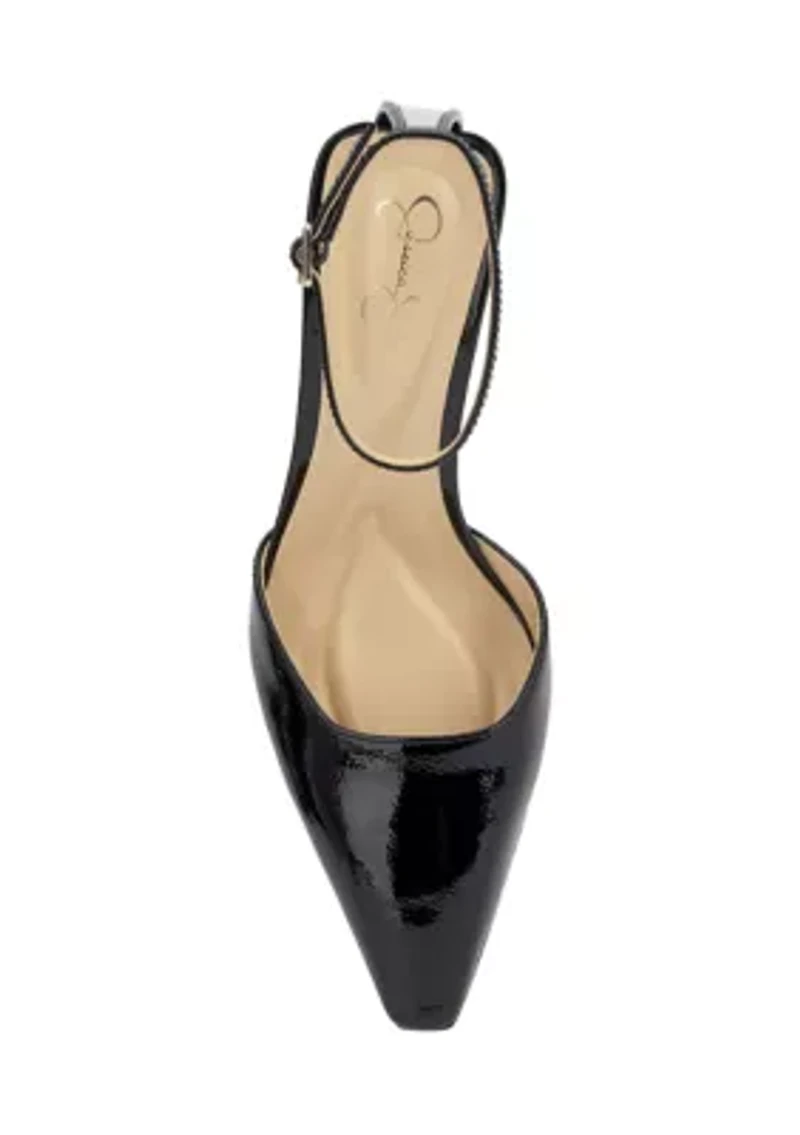 Soltiea Ankle Strap Pumps
