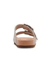 Bodie Rhinestone 2 Band Footbed Sandals