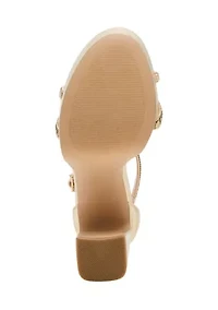 Cady Rhinestone Strappy Sandals