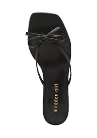 Charlotte Checked Thong Sandals