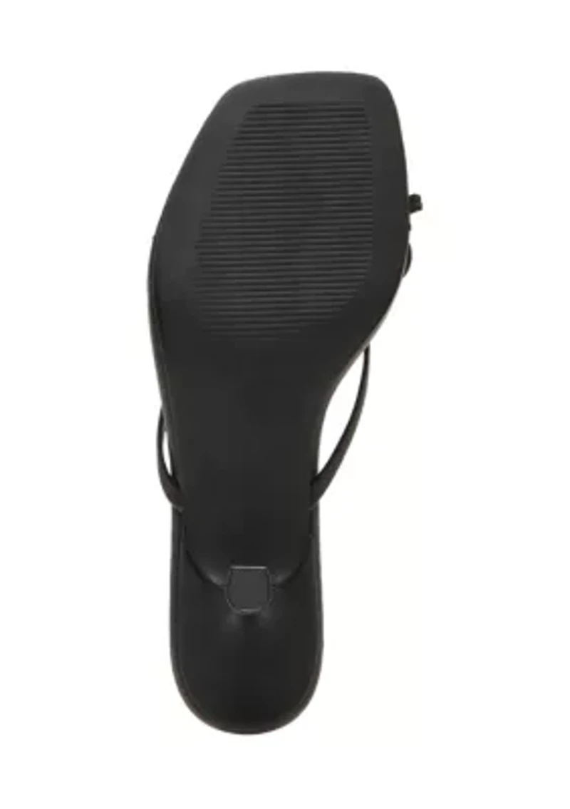 Charlotte Checked Thong Sandals