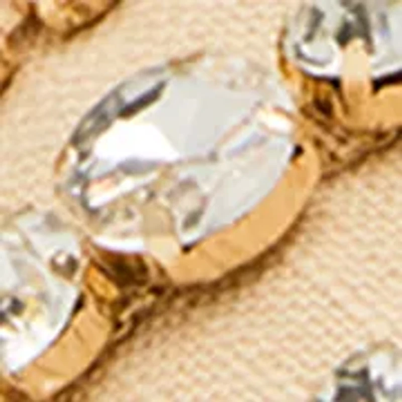 Toast Jeweled Slide Sandals