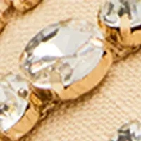 Toast Jeweled Slide Sandals