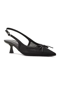 Vogue Pointed Toe Sling Back Heels