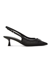 Vogue Pointed Toe Sling Back Heels