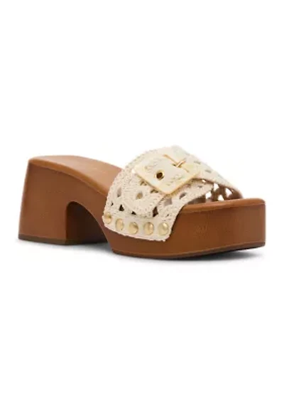 Woodland Slide Platform Sandals