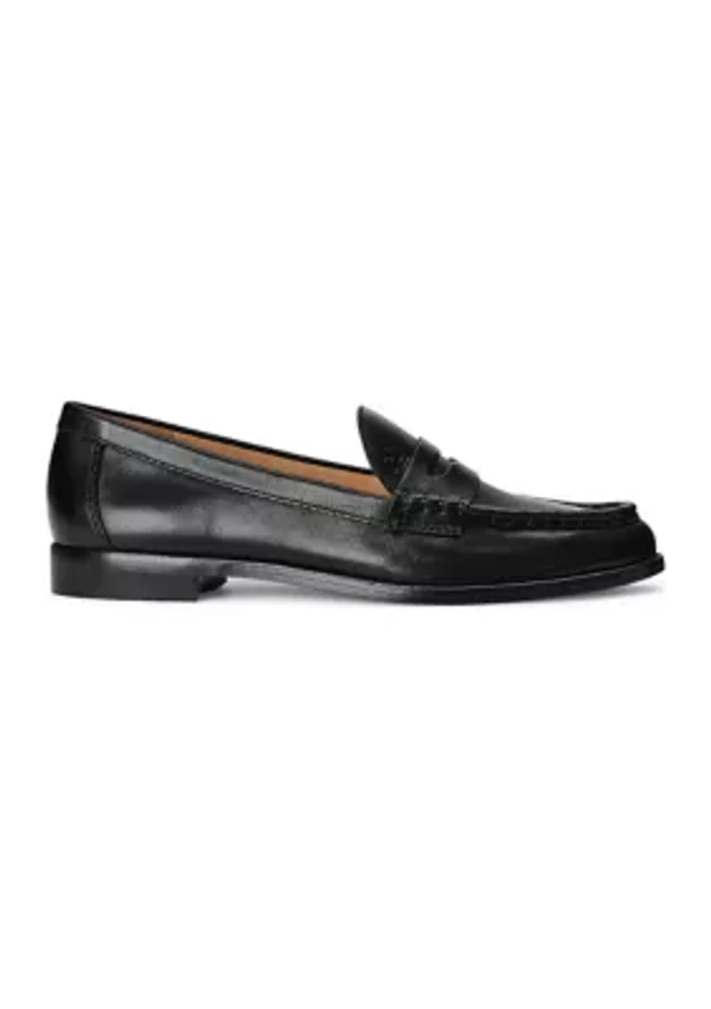 Wynnie Burnished Leather Loafers