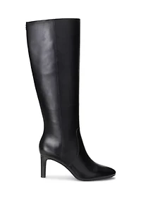 Caelynn II Burnished Leather Tall Boots