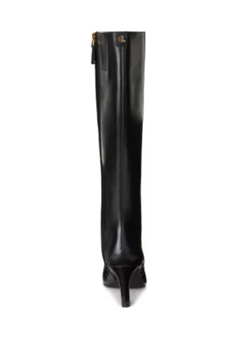 Caelynn II Burnished Leather Tall Boots