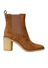 Marianna Water Repellent Suede Booties