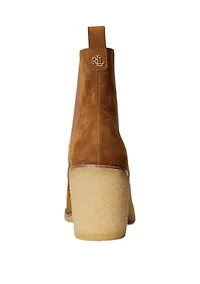 Marianna Water Repellent Suede Booties