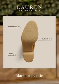 Marianna Water Repellent Suede Booties