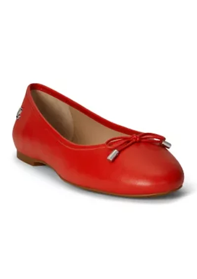 Jayna Nappa Leather Flats