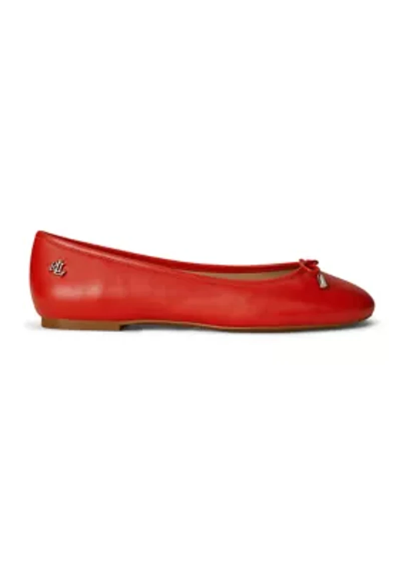 Jayna Nappa Leather Flats