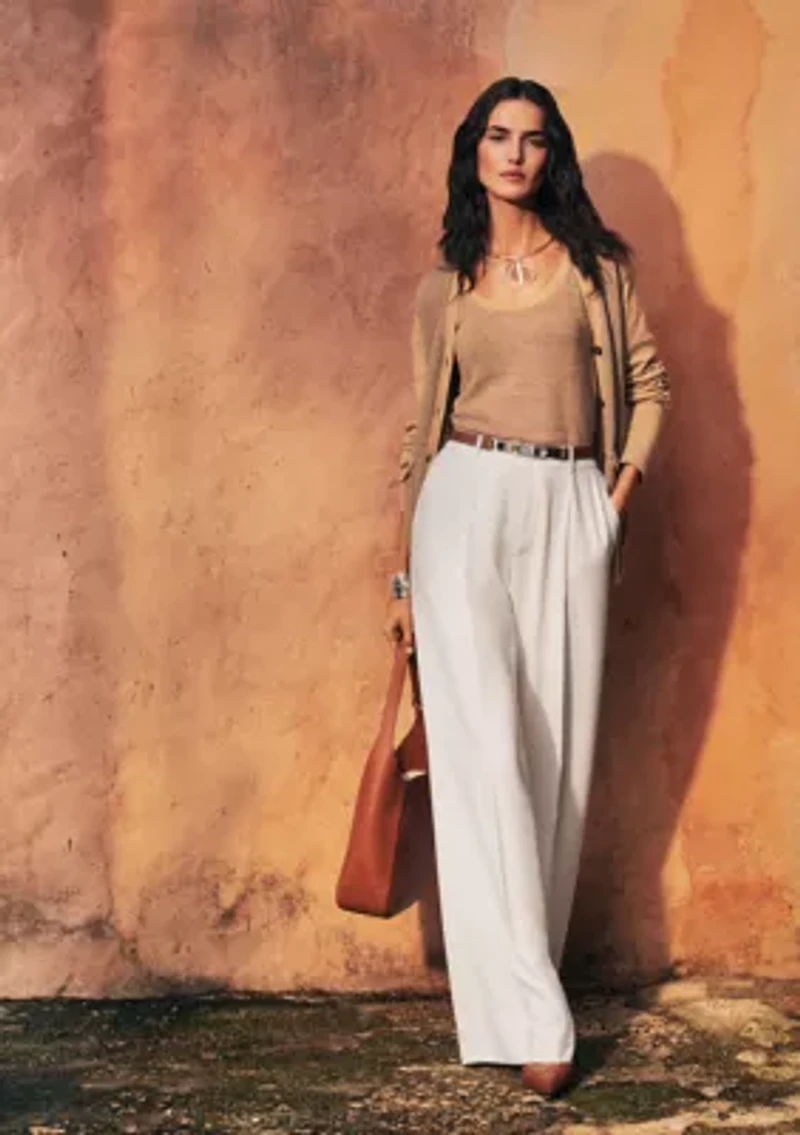Lynden Nappa & Burnished Leather Pumps