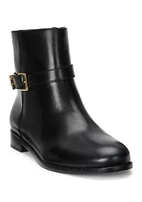 Brooke Burnished Leather Booties