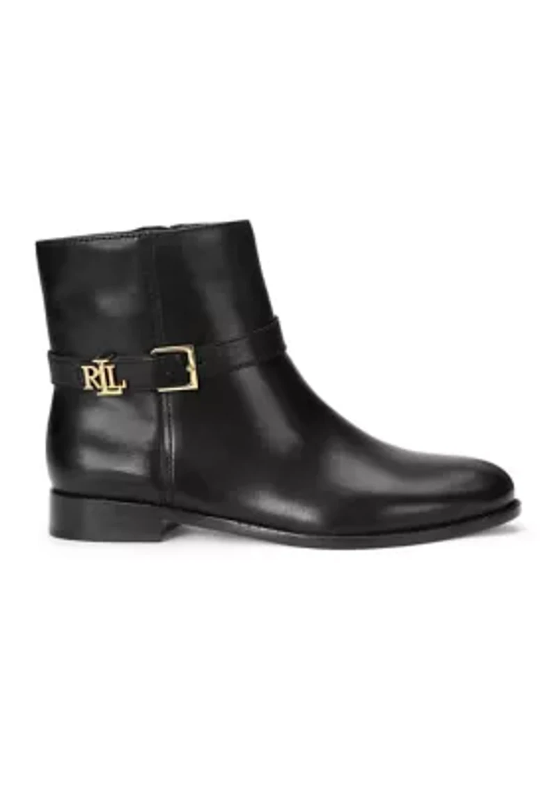 Brooke Burnished Leather Booties