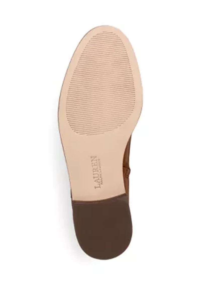 Brooke Burnished Leather Booties