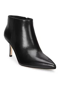 Lizie Burnished Leather Booties