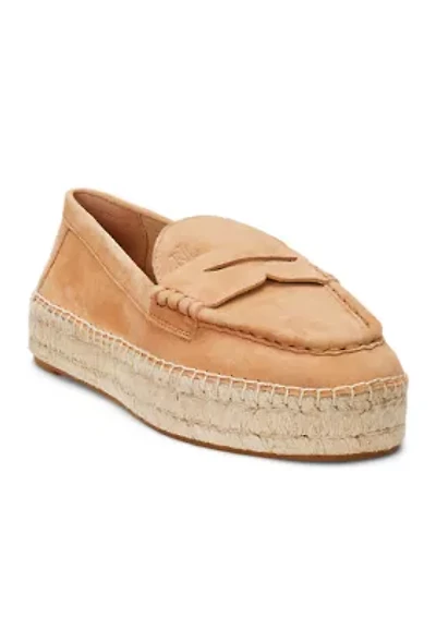 Luize Suede Loafer Espadrilles