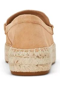 Luize Suede Loafer Espadrilles